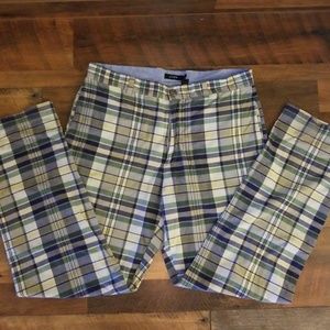 J Crew Mens plaid dress pants 34x32
